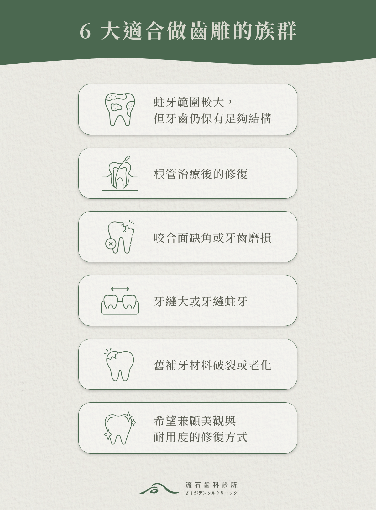 6 大適合做齒雕的族群